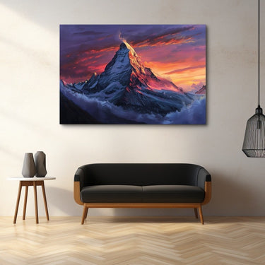 Mountain Landscape Oil Painting